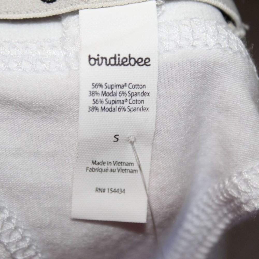 ✨2/$20 NWT Birdiebee Bee Strong Thong Panties White Underwear XS Small H13363 - Picture 6 of 12
